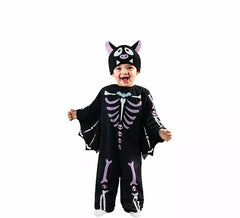 Skelett-Fledermauskostüm für Babys