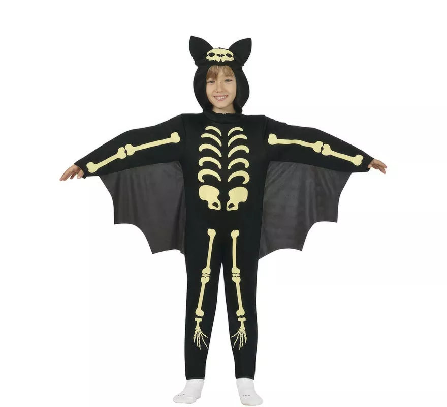 Translation missing: de.Disfraz de Murciélago Esqueleto para niño