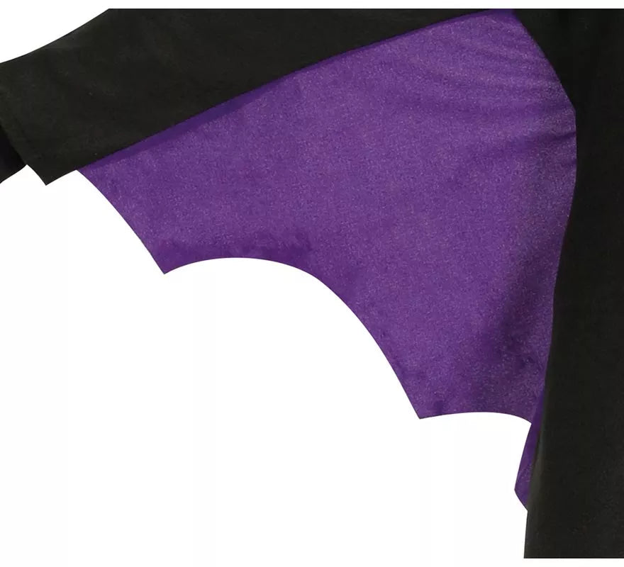 Translation missing: de.Disfraz de Murciélago morado para niña