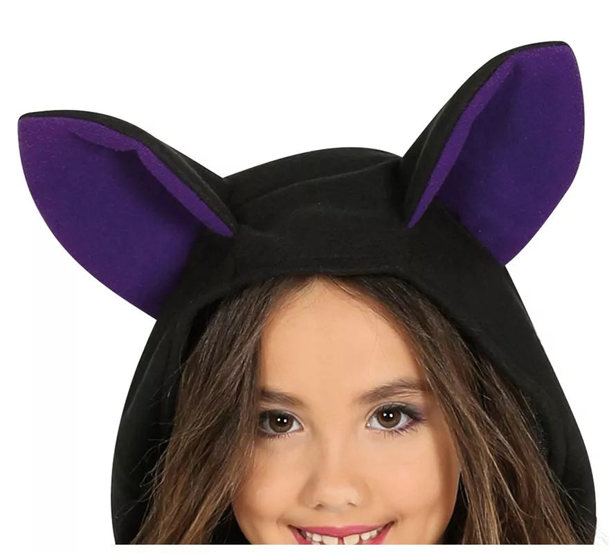 Translation missing: de.Disfraz de Murciélago morado para niña