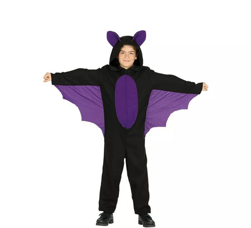 Translation missing: de.Disfraz de Murciélago morado para niño