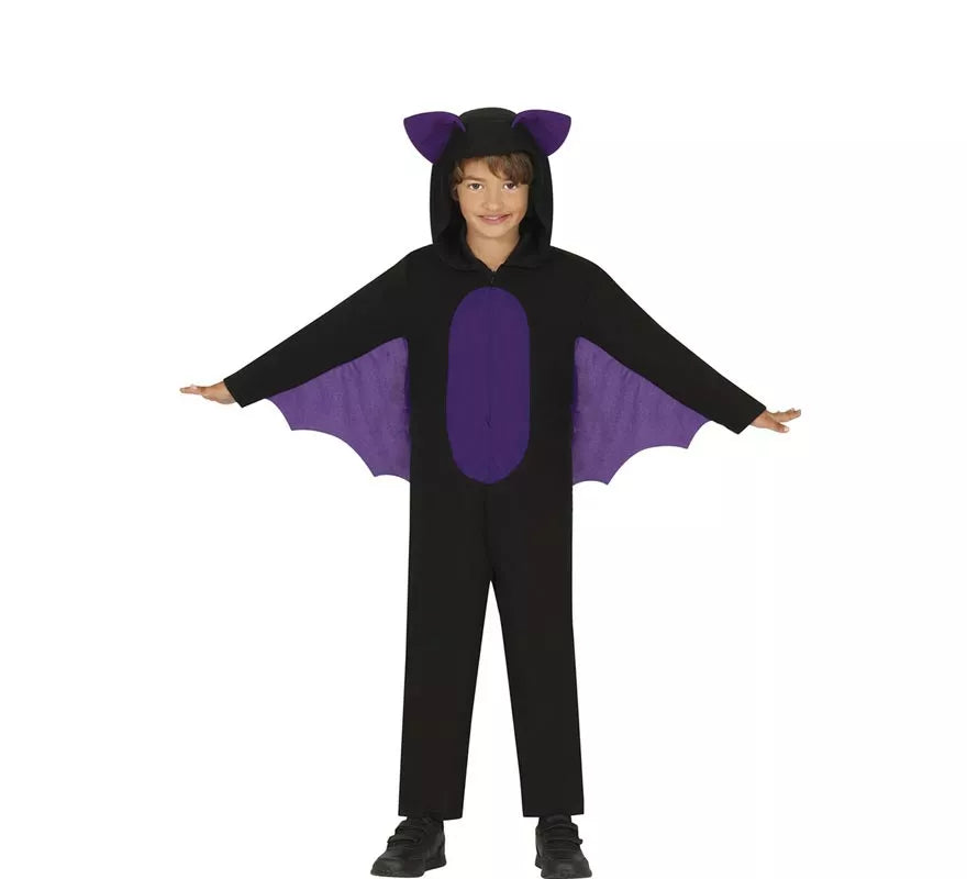 Translation missing: de.Disfraz de Murciélago morado para niño