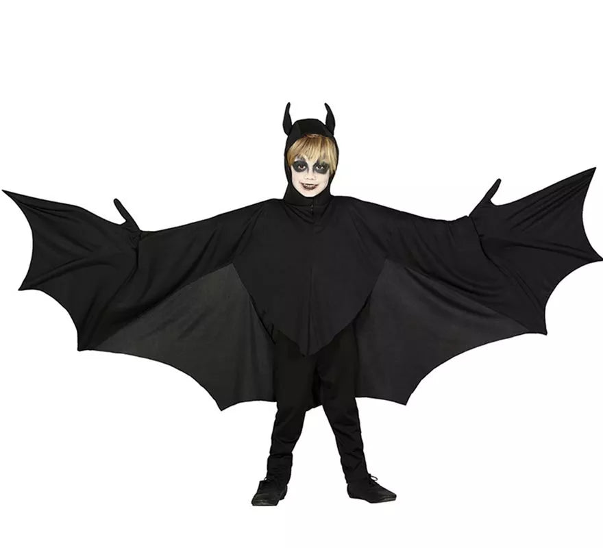Translation missing: de.Disfraz de Murciélago Negro para niño
