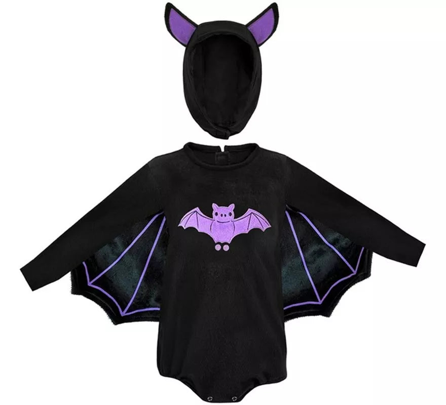 Translation missing: de.Disfraz de Murciélago negro Peluche para bebé