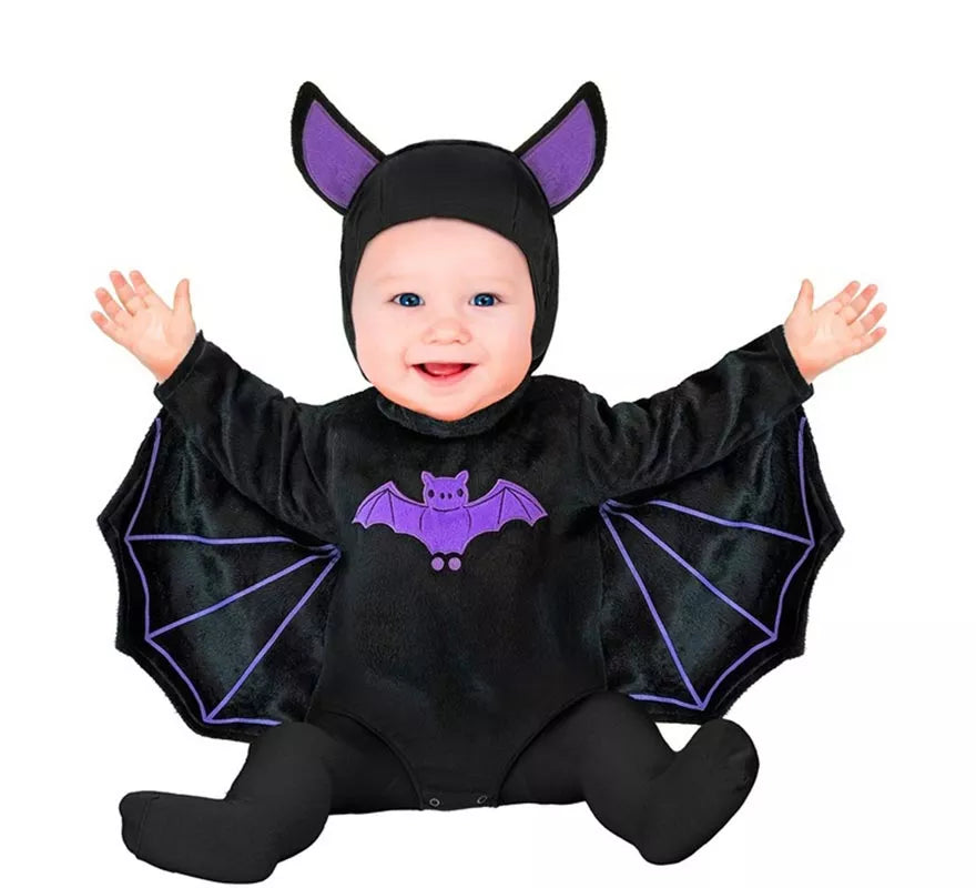 Translation missing: de.Disfraz de Murciélago negro Peluche para bebé