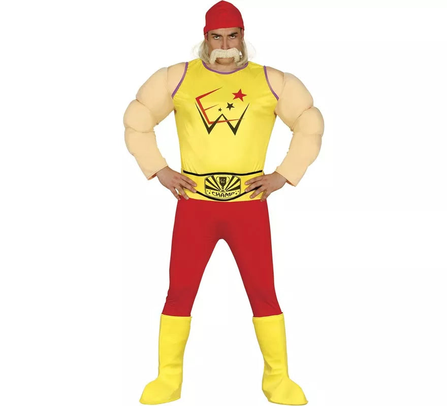 Translation missing: de.Disfraz de Musculoso de Lucha Libre para hombre