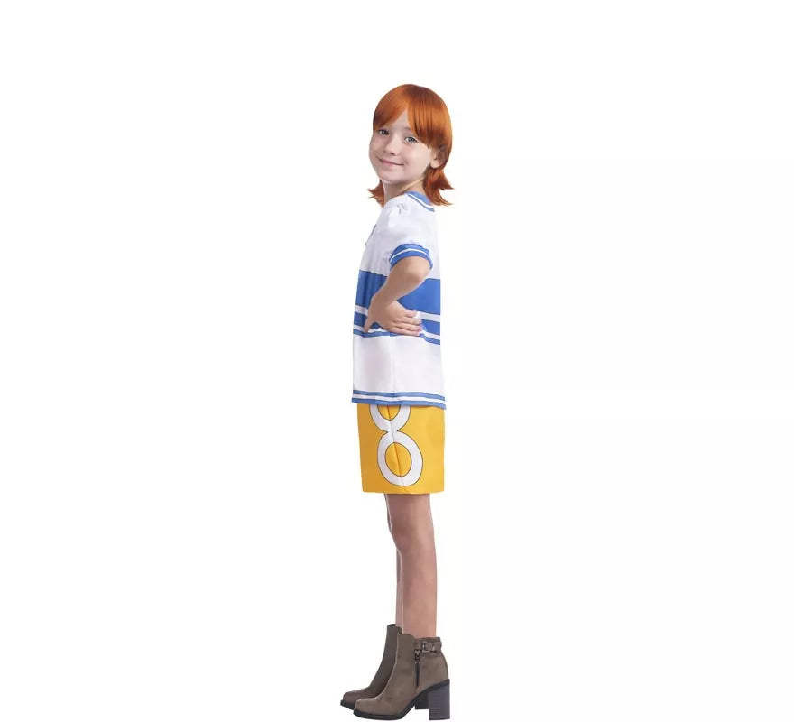 Translation missing: de.Disfraz de Nami de One Piece para niña