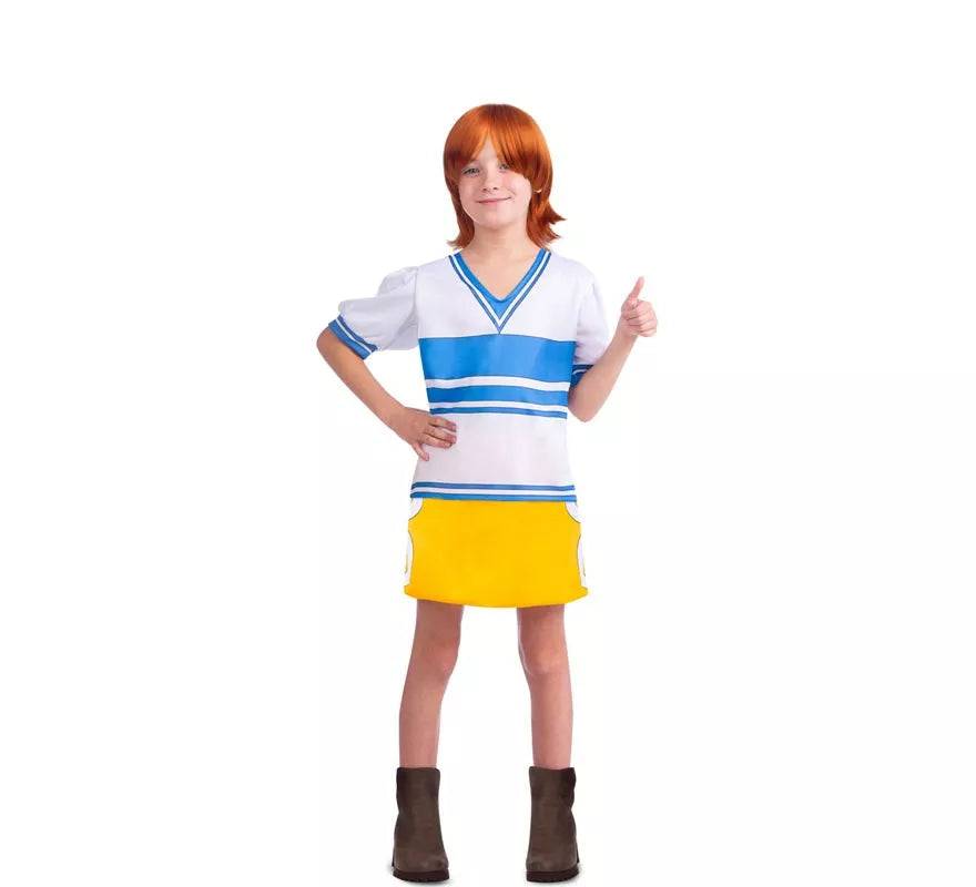 Translation missing: de.Disfraz de Nami de One Piece para niña