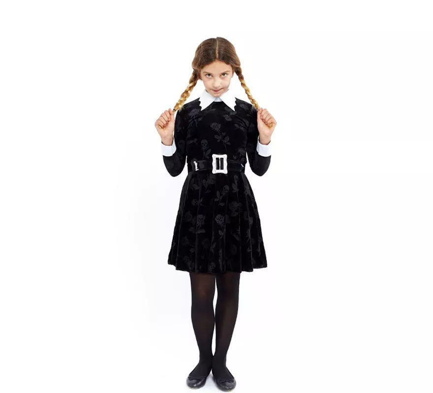 Translation missing: de.Disfraz de Niña Siniestra Clásico para niña y adolescente