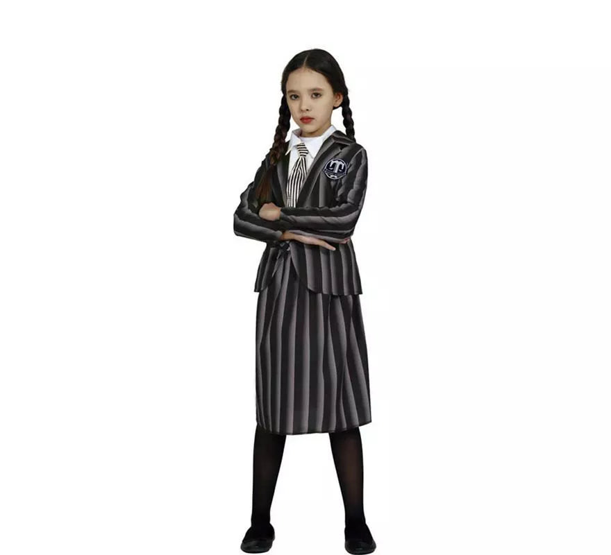 Translation missing: de.Disfraz de Niña Siniestra Colegial para niña