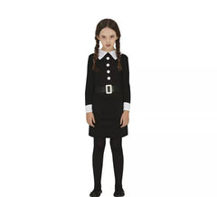 Sinister Girl Kostüm mit Gürtel für Mädchen