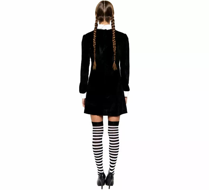 Translation missing: de.Disfraz de Niña Siniestra de Terciopelo para mujer