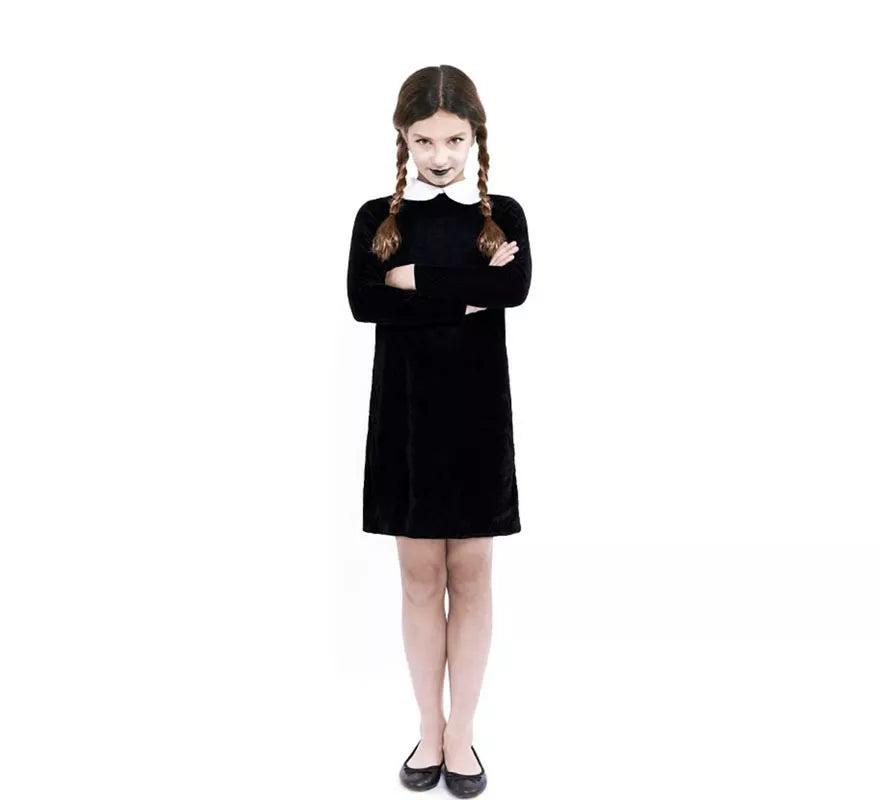 Translation missing: de.Disfraz de Niña Siniestra para niña