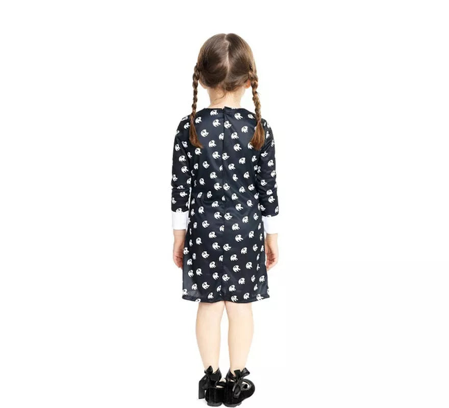Translation missing: de.Disfraz de Niña Siniestra vestido estampado para bebé y niña