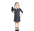 Disfraz de Niña Siniestra vestido estampado para bebé y niña