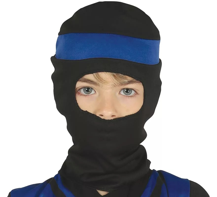 Translation missing: de.Disfraz de Ninja azul y negro para niño