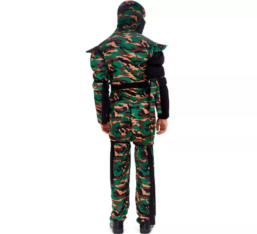 Translation missing: de.Disfraz de Ninja Comando Camuflaje para hombre