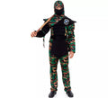 Disfraz de Ninja Comando Camuflaje para hombre