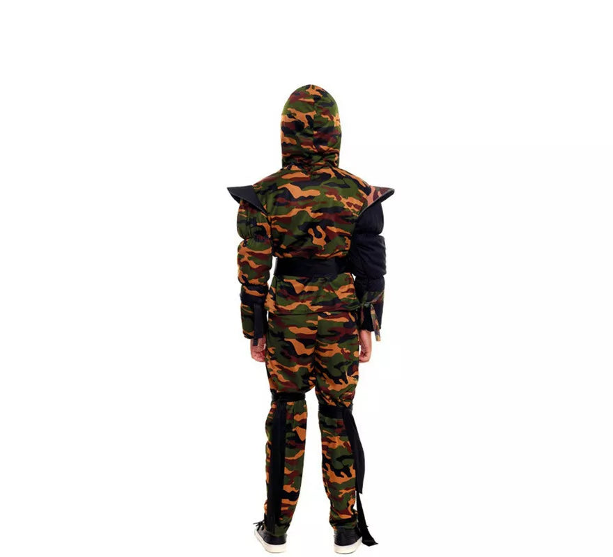 Translation missing: de.Disfraz de Ninja Comando Camuflaje para niño