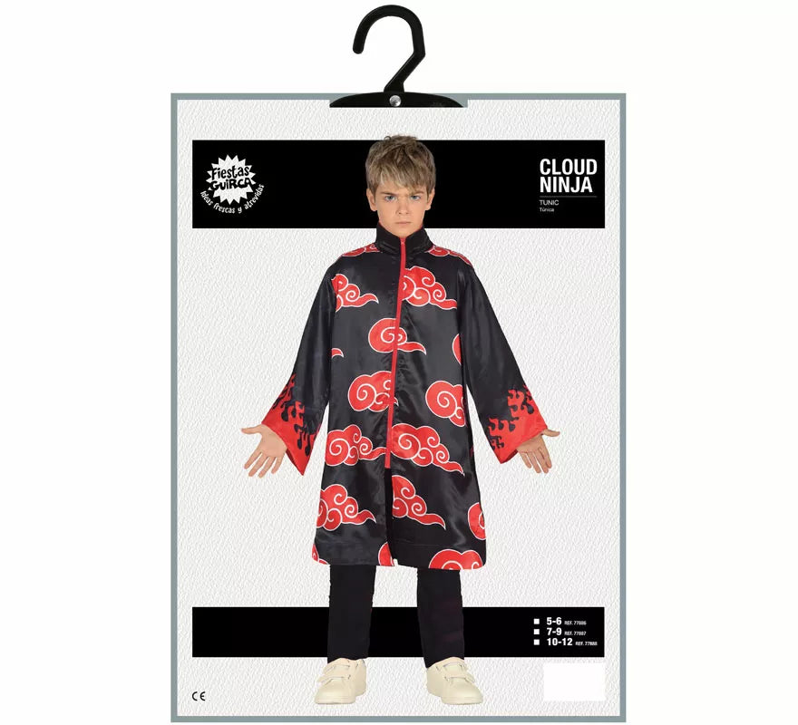 Translation missing: de.Disfraz de Ninja de Anime Nubes para niño