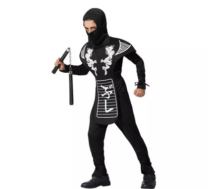 Disfraz de Ninja Dragón blanco para niño