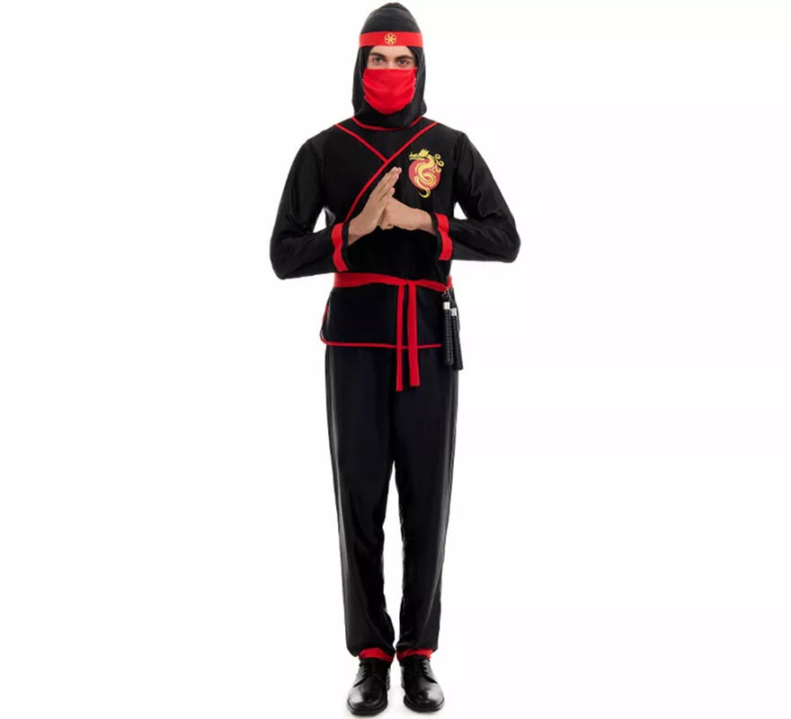 Translation missing: de.Disfraz de Ninja Dragón para hombre