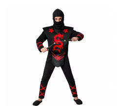 Rotes Drachen-Ninja-Kostüm für Herren