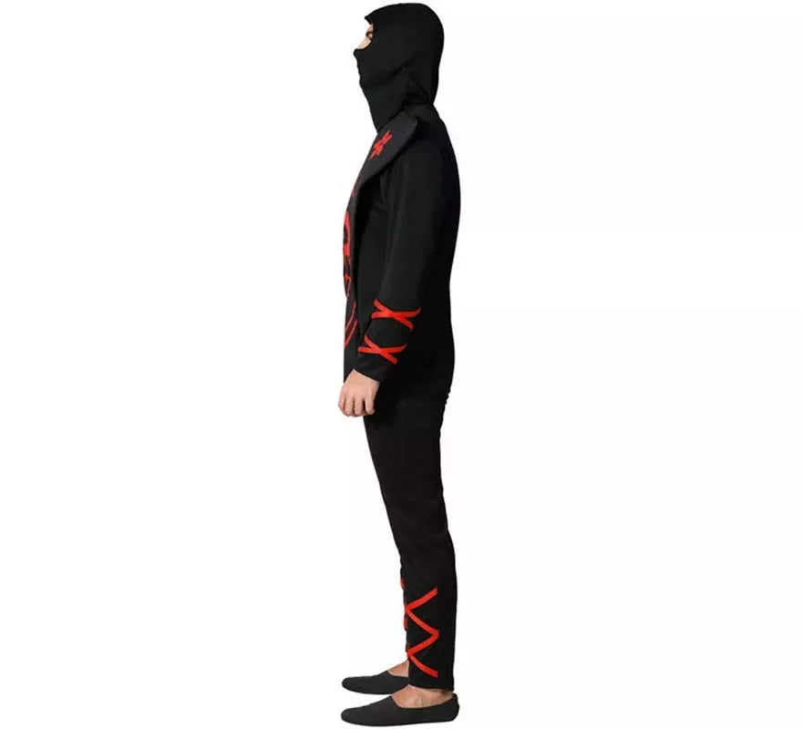 Translation missing: de.Disfraz de Ninja Dragón rojo para hombre