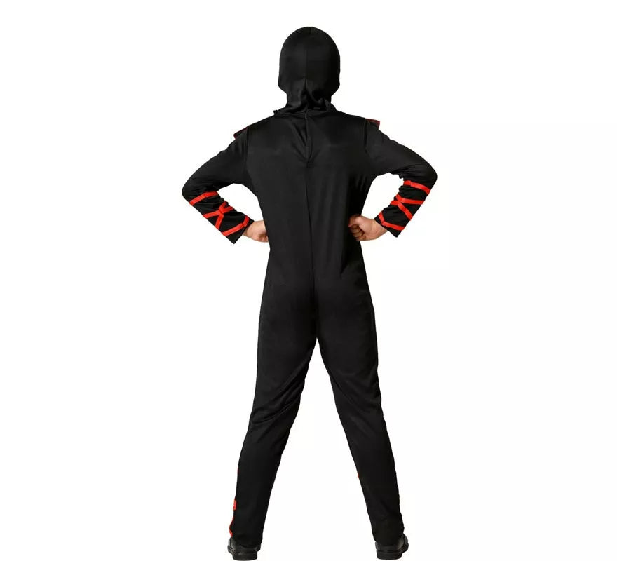 Disfraz de Ninja Dragón rojo para niño