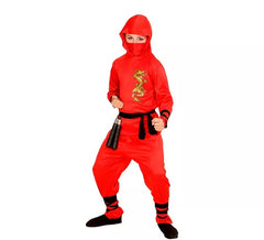 Roter Drache Ninja Kostüm für Jungen