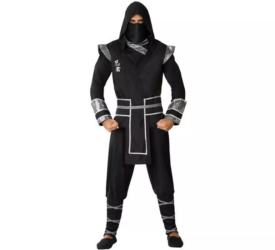 Disfraz de Ninja Negro para hombre