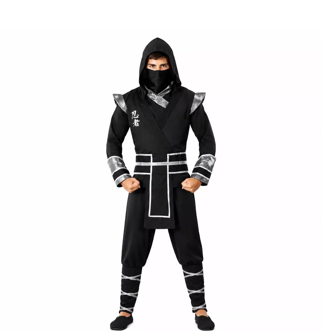 Translation missing: de.Disfraz de Ninja Negro para hombre