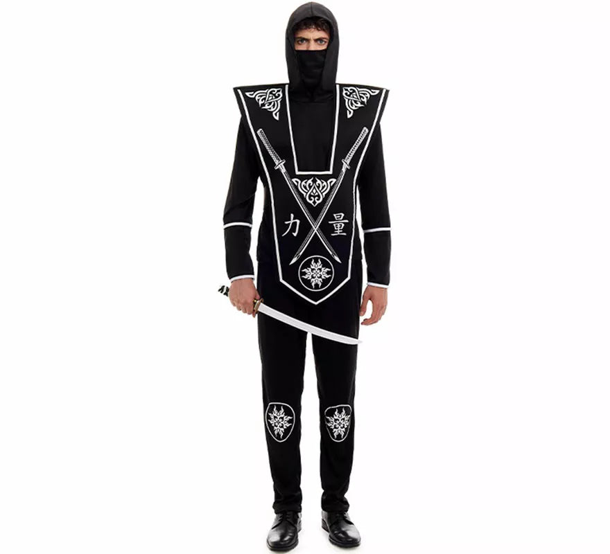Translation missing: de.Disfraz de Ninja negro para hombre