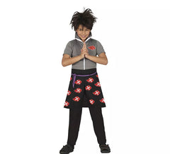 Schwarzes Ninja-Kostüm für Kinder und Jugendliche