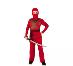 Rotes Ninja Kostüm für Jungen