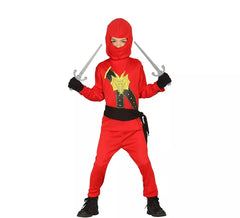 Rotes Ninja Kostüm für Jungen