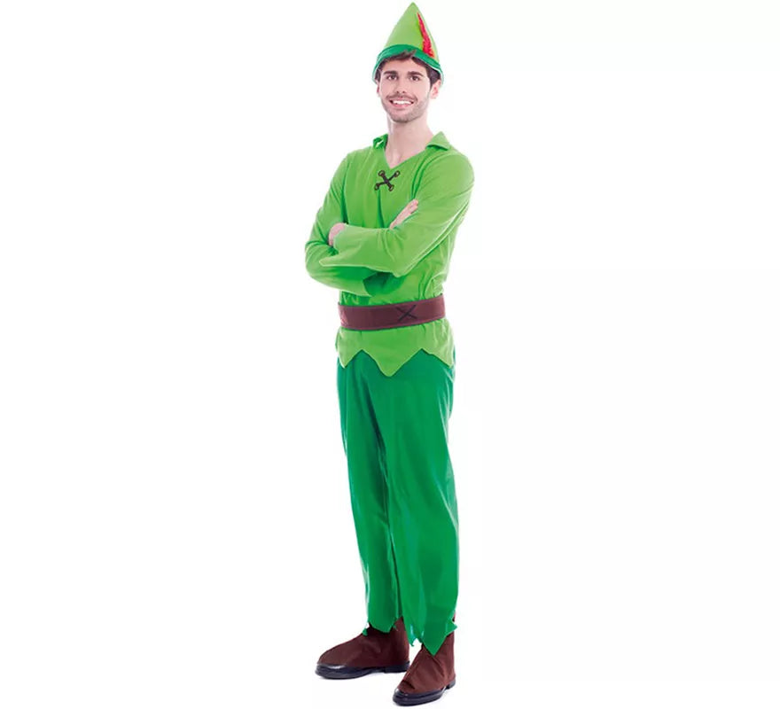 Translation missing: de.Disfraz de Niño Volador Verde para hombre