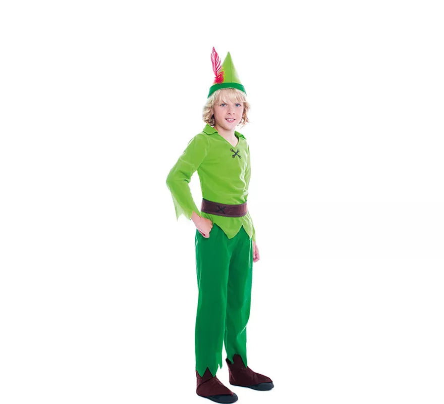 Translation missing: de.Disfraz de Niño Volador Verde para niño