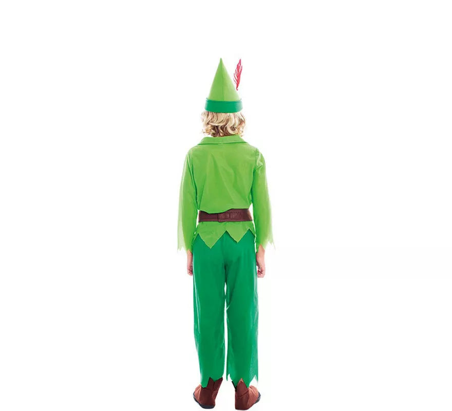 Translation missing: de.Disfraz de Niño Volador Verde para niño