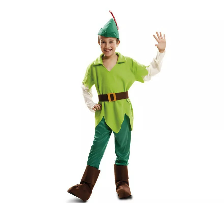 Translation missing: de.Disfraz de Niño Volador verde para niño