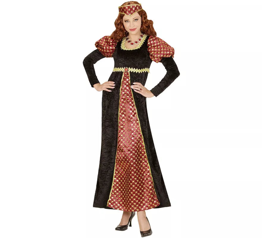 Disfraz de Noble Medieval Castellana para mujer