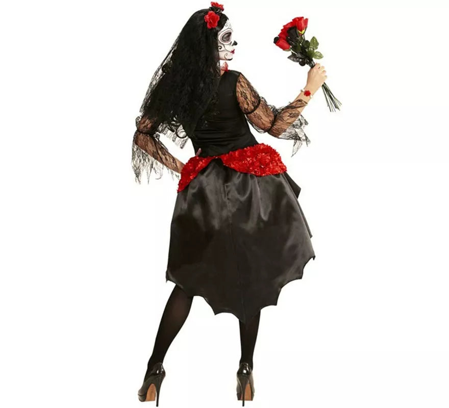 Translation missing: de.Disfraz de Novia Esqueleto Catrina para mujer