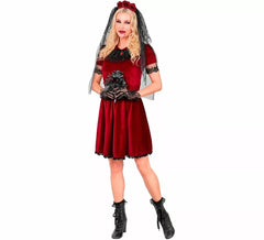 Gothisches Vampirbraut-Kostüm für Damen