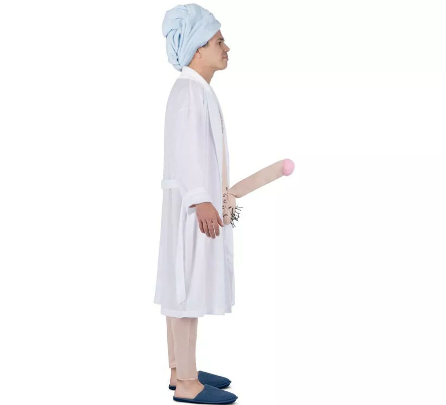 Translation missing: de.Disfraz de Nudista en bata para hombre