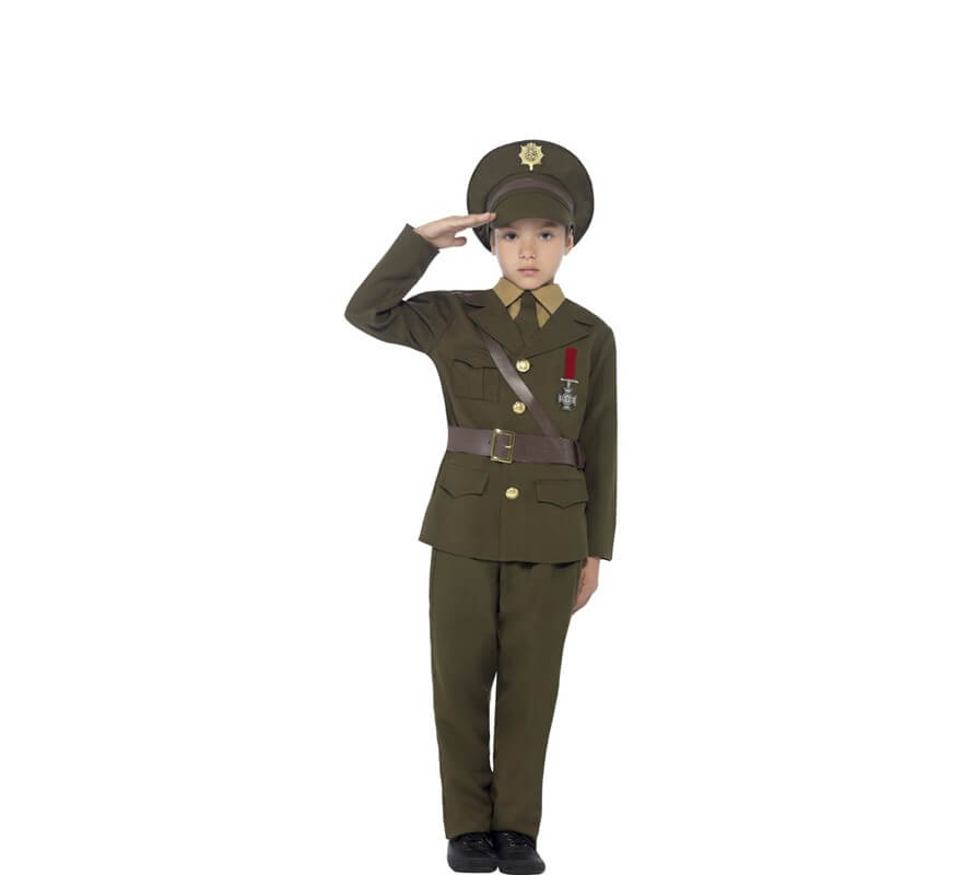 Translation missing: de.Disfraz de Oficial del Ejército para niño