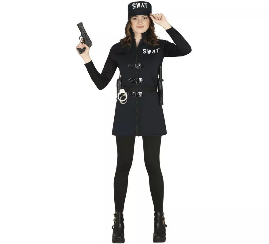 Translation missing: de.Disfraz de Oficial Swat con falda para adolescente