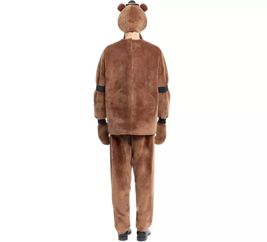 Translation missing: de.Disfraz de Oso de Peluche Terrorífico con guantes para hombre