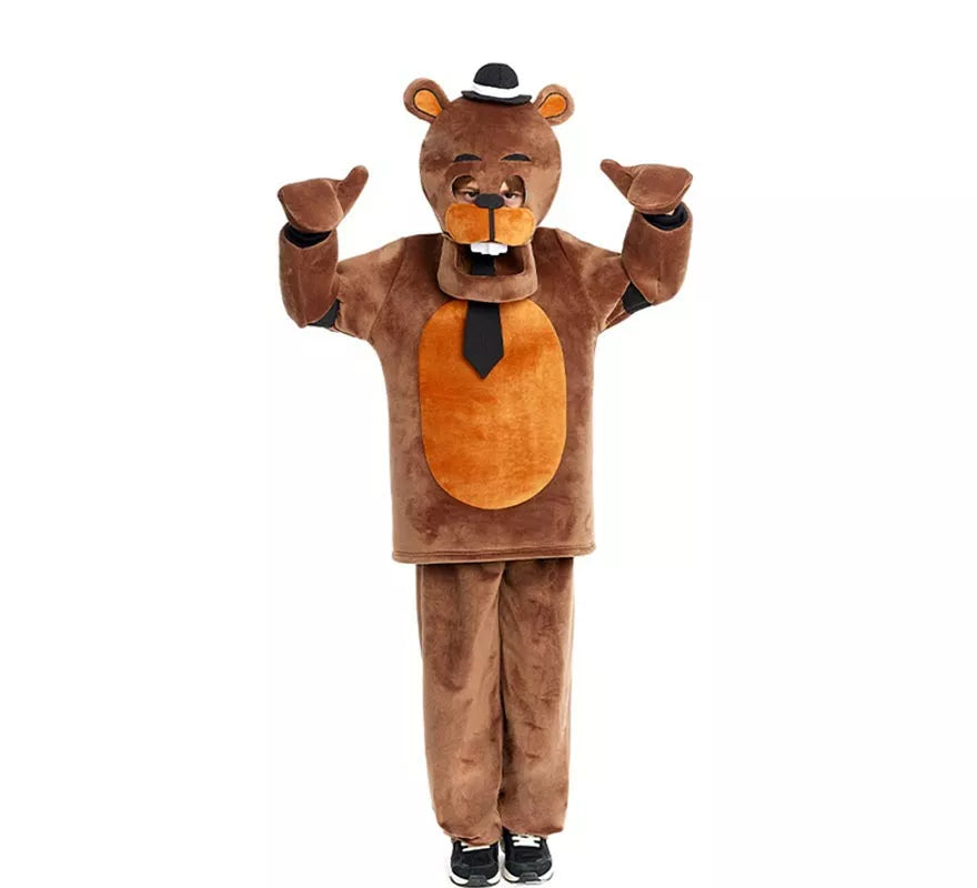 Translation missing: de.Disfraz de Oso de Peluche Terrorífico con guantes para niño