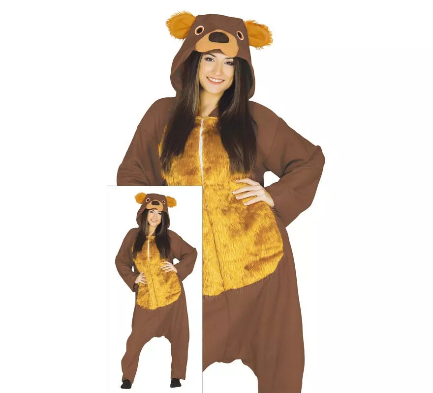 Translation missing: de.Disfraz de Oso de tiro largo para adulto