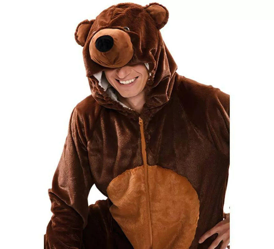 Translation missing: de.Disfraz de Oso Marrón para hombre